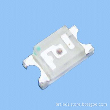 SMD LED, 0805 Package, Super Amber Color, 2.0 x 1.25 x 1.0mm, Typical Luminous Intensity of 10mcd